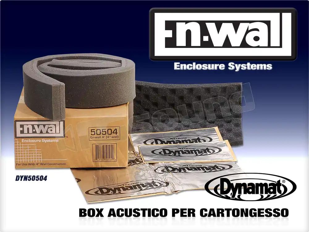 Dynamat DYN50504 Dynamat En-Wall 4 Box acustico per cartongesso Inso