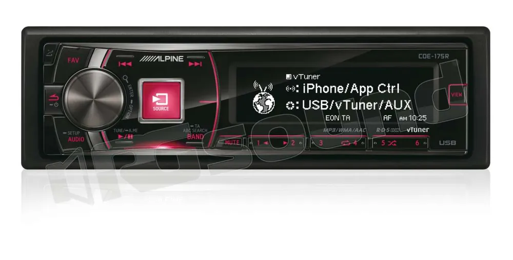 Alpine CDE-175R con processore audio Autoradio 1 din e 2 din Car st