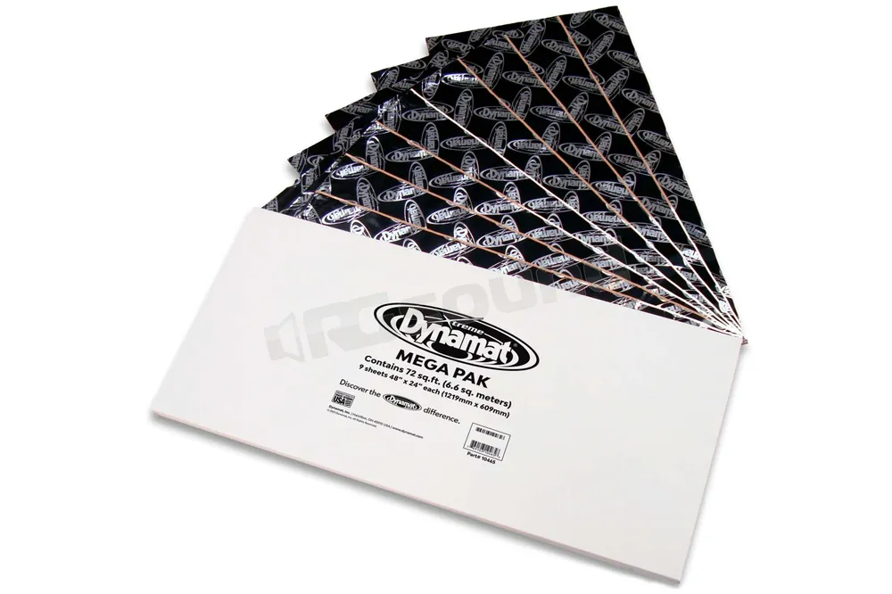 Dynamat DYN10465 Xtreme Mega Pak 9 Fogli da 61 x 122 cm Insonorizzan