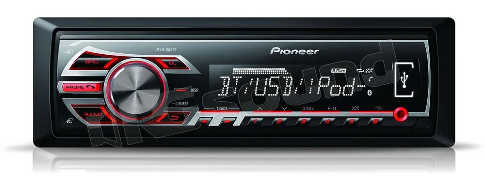 Pioneer MVH-350BT Autoradio 1 din e 2 din Car stereo - Autoradio 1