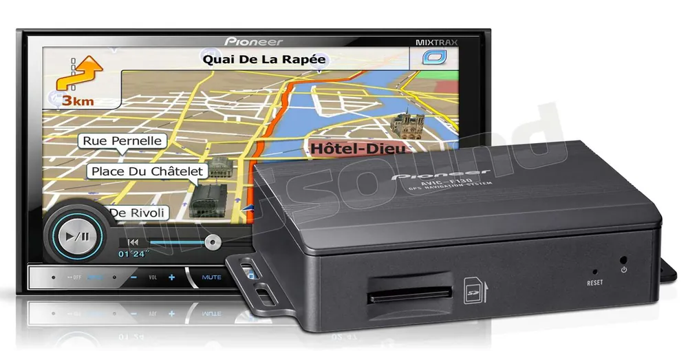 Pioneer NavGate55BT-T Monitor auto 1 e 2 Din Car multimedia - Monit