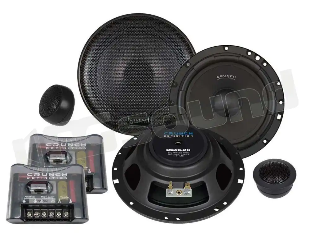 Crunch DSX6.2C Kit a 2 vie 16,5 cm Definition-Serie Sistemi altopar