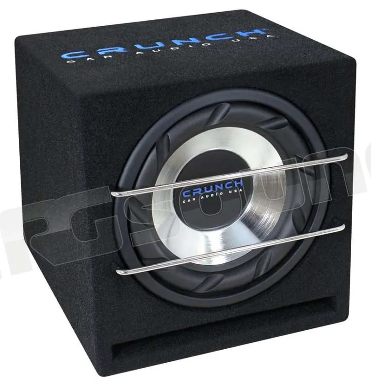 Crunch CRB250 sub 25cm in cassa reflex, cono cromato Subwoofer - Sub
