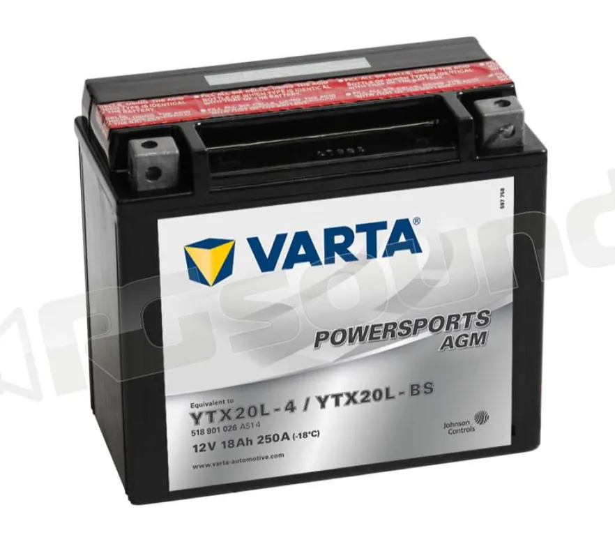 Varta TX20L-4 TX20L-BS 518901025 Batterie per moto e scooter - Batte