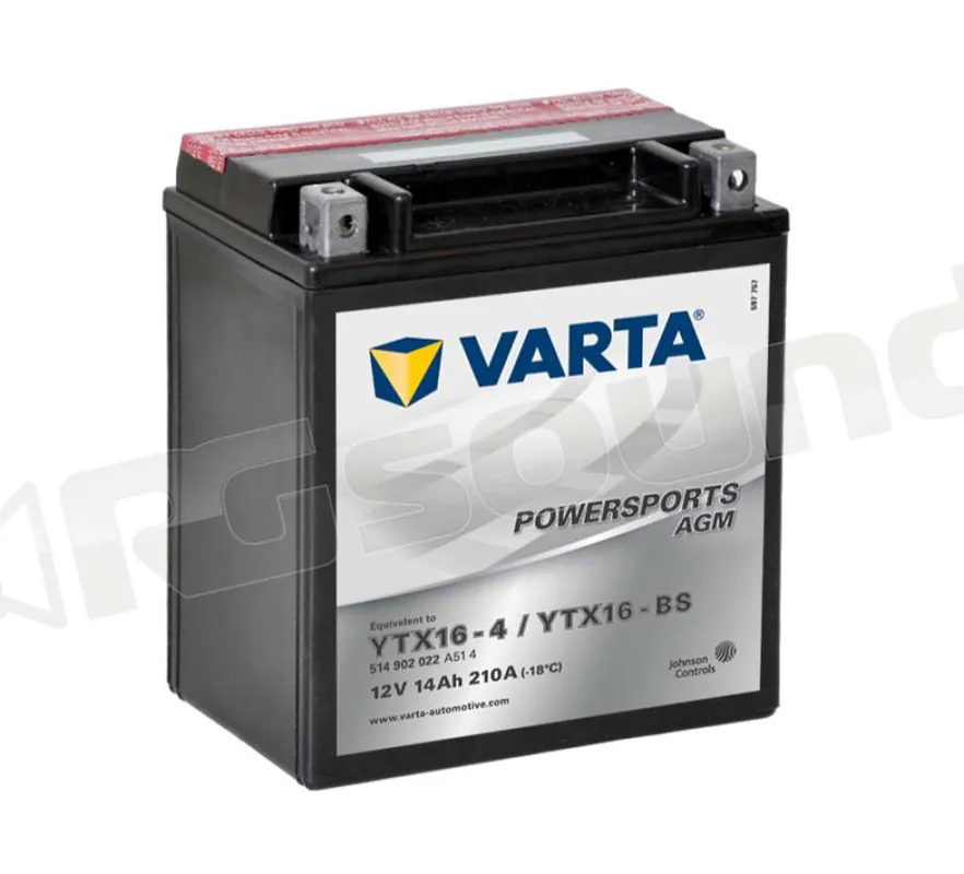 Varta TX16-4 TX16-BS 514902021 Batterie per moto e scooter - Batteri