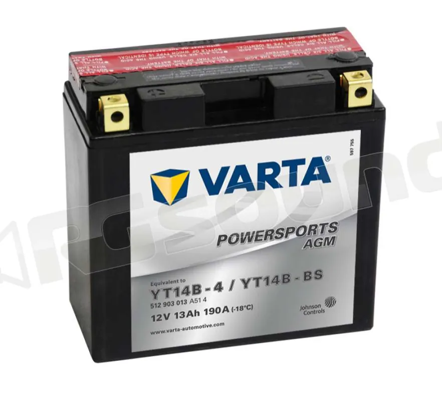 Varta T14B-4 T14B-BS 513903019 Batterie per moto e scooter - Batteri