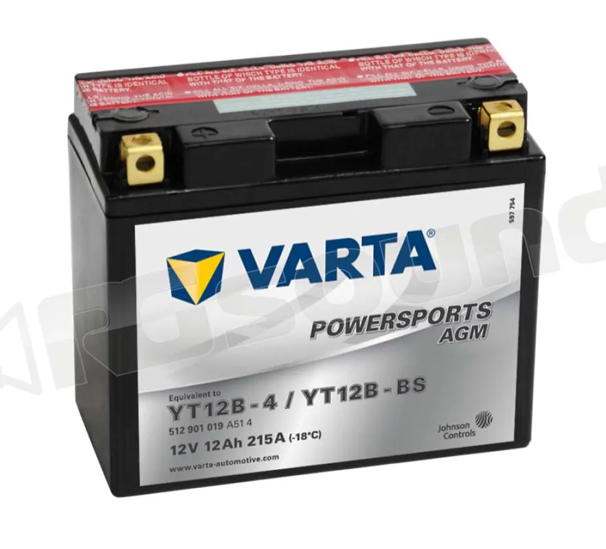 Varta T12B-4 T12B-BS 512901022 Batterie per moto e scooter - Batteri