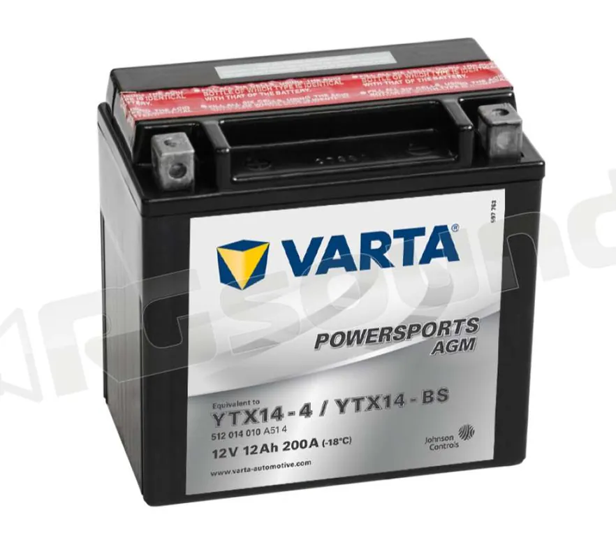 Varta TX14-4 TX14-BS 512014020 Batterie per moto e scooter - Batteri