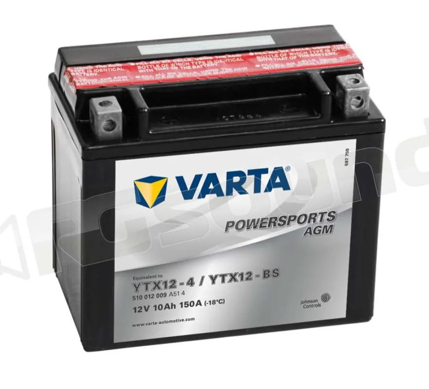 Varta TX12-4 TX12-BS 510012015 Batterie per moto e scooter - Batteri