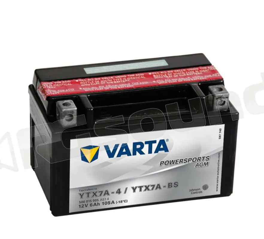 Varta TX7A-4 TX7A-BS 506015011 Batterie per moto e scooter - Batteri