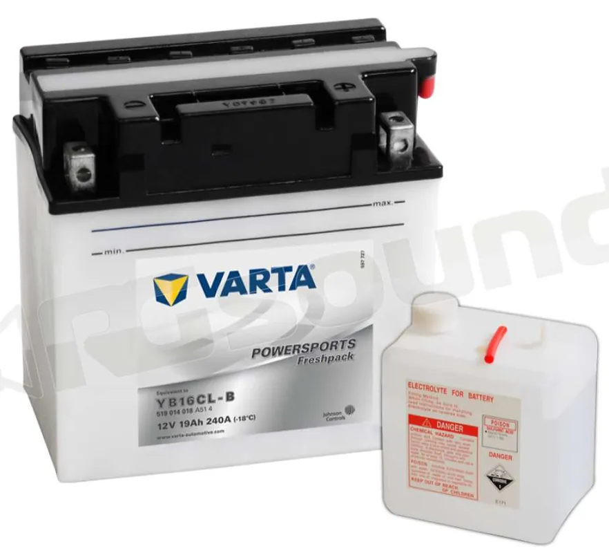 Varta B16CL-B 519014024 Batterie per moto e scooter - Batterie GEL A