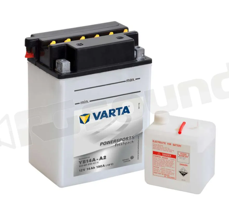 Varta B14A-A2 514401019 Batterie per moto e scooter - Batterie GEL A