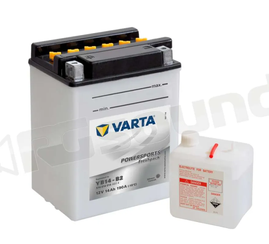Varta B14-B2 514014019 Batterie per moto e scooter - Batterie GEL AG