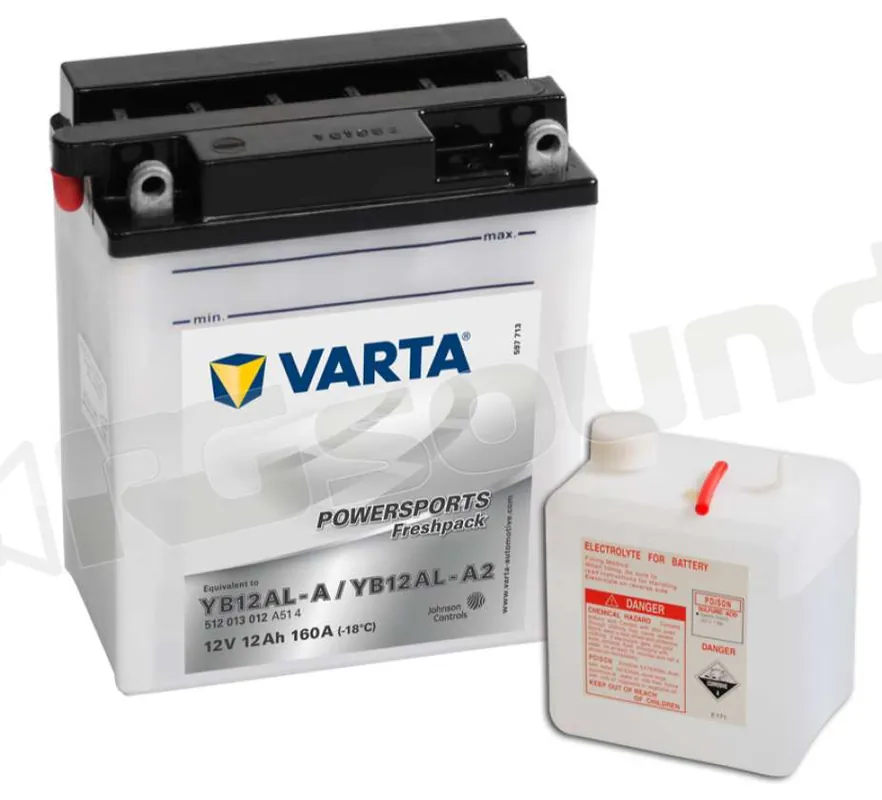 Varta B12AL-A B12AL-A2 512013016 Batterie per moto e scooter - Batte