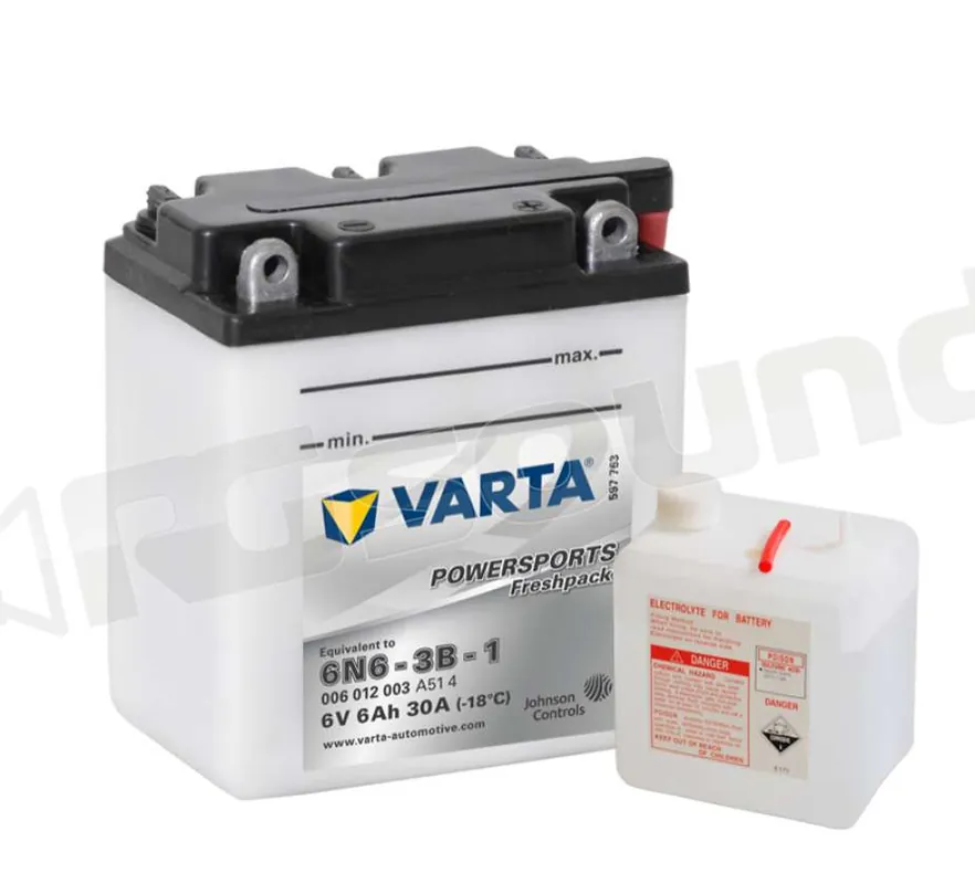 Varta 6N6-3B-1 006012003 Batterie per moto e scooter - Batterie GEL