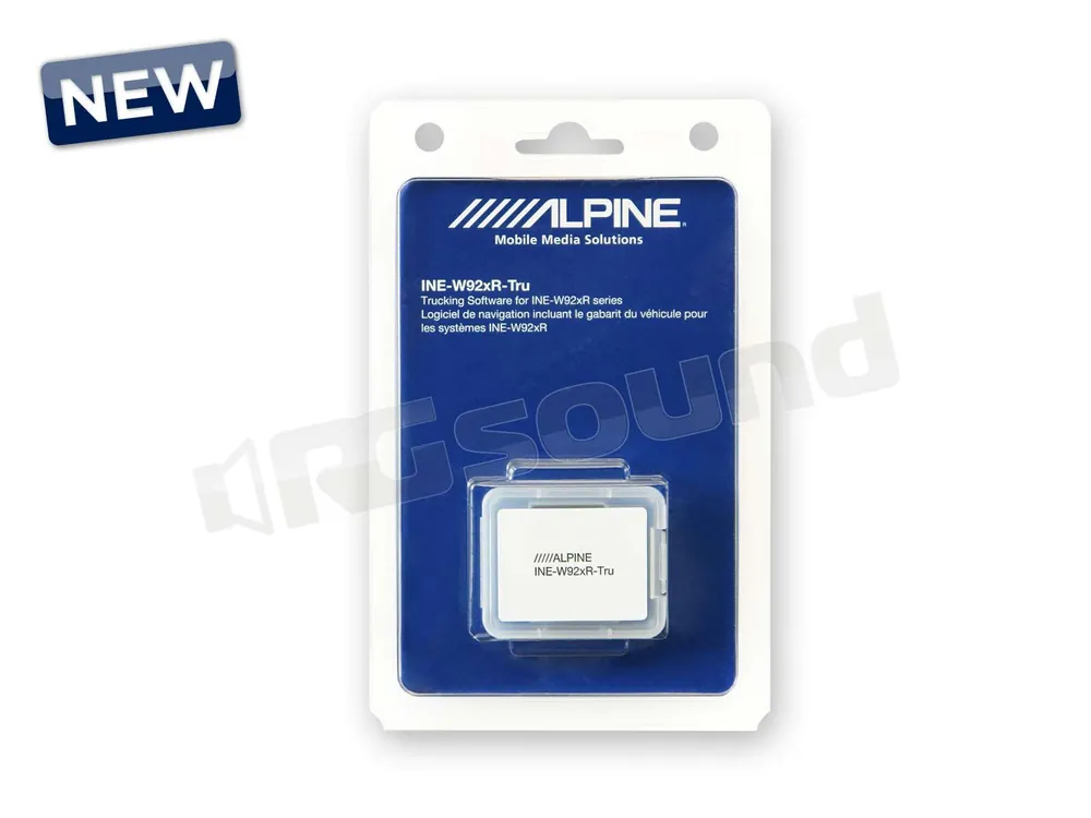 Alpine INE-W92xR-TRU software di navigazione per mezzi pesanti per Alp