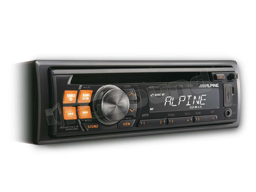 Alpine CDE-130RM SINTO LETTORE CD / USB CONTROLLER Autoradio 1 din e