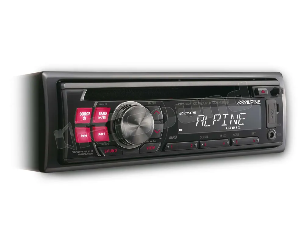 Alpine CDE-130RR SINTO LETTORE CD / USB CONTROLLER Autoradio 1 din e