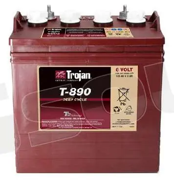 Trojan T-890 8V deep-cycle Batterie per avviamento e servizi - Batte