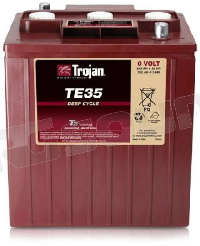 Trojan TE35 6V deep-cycle Batterie per avviamento e servizi - Batter