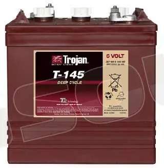 Trojan T-145 6V deep-cycle Batterie per avviamento e servizi - Batte