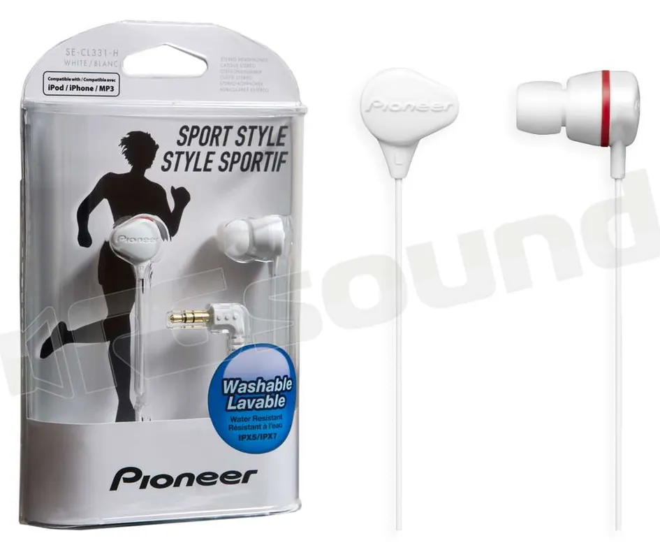 Pioneer SE-CL331-H Cuffie sportive dinamiche completamente chiuse lava