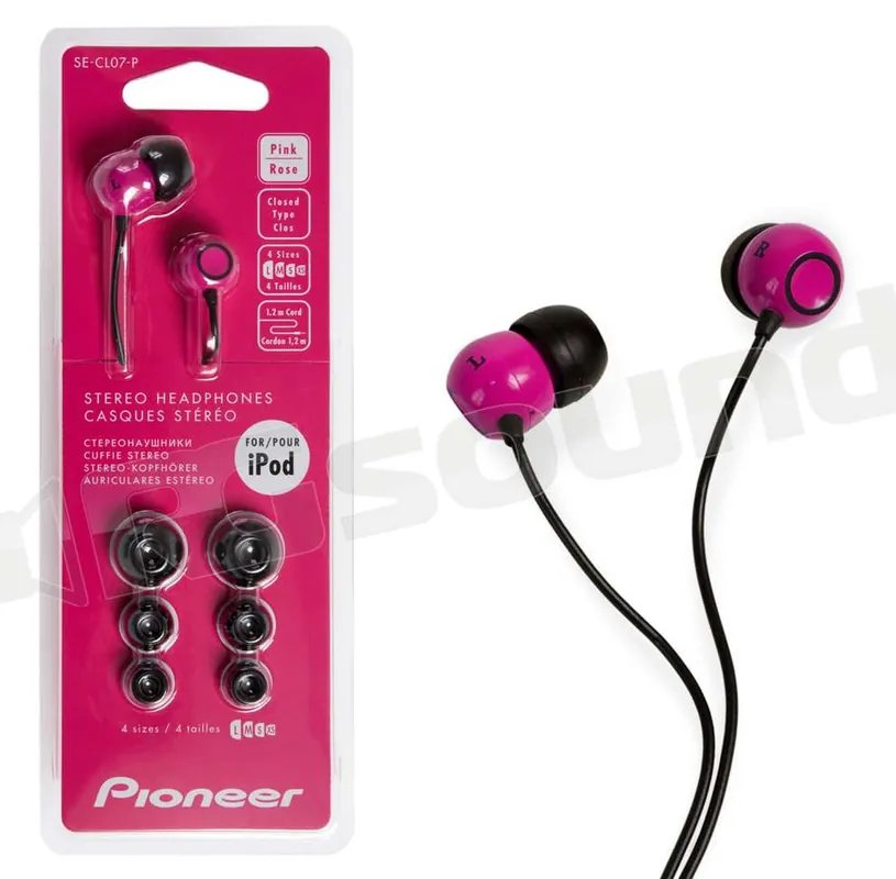 Pioneer SE-CLO7-P Cuffie auricolari di tipo chiuso con quattro padigli