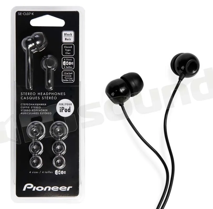 Pioneer SE-CLO7-K Cuffie auricolari di tipo chiuso con quattro padigli