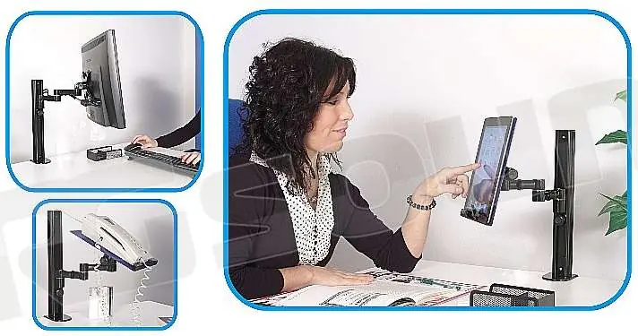 Prandini D05 porta iPad, monitor pc, lcd, telefono Supporti TV LCD P