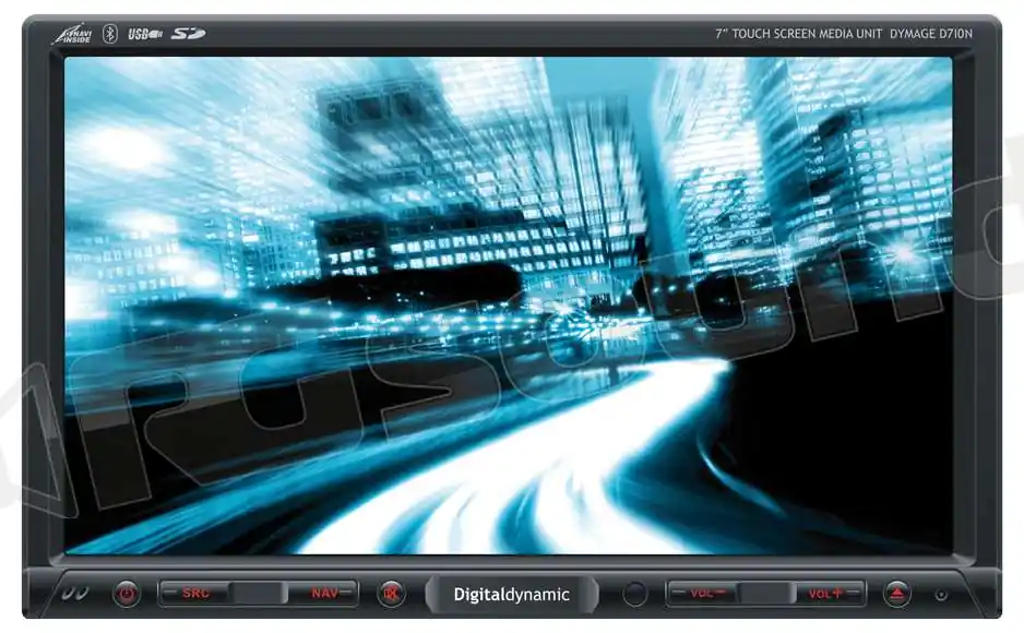 Digitaldynamic D710 Sistema infotainment All-In-One Monitor auto 1 e