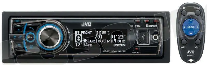 JVC KD-R921BTE Sintolettore USB/CD con tecnologia wireless Bluetooth