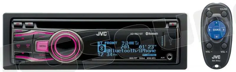 JVC KD-R821BTE Sintolettore USB/CD con tecnologia wireless Bluetooth