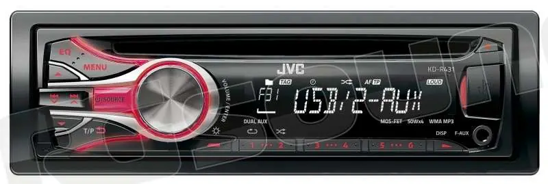 JVC KD-R431 Sintolettore USB/CD con doppio AUX Autoradio 1 din e 2 d
