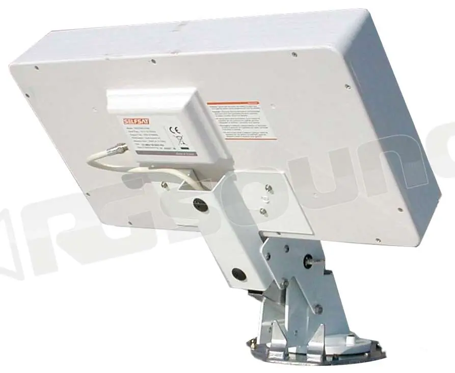 Camos Kit Selfsat Camper MONO 60 Antenna Satellitare Piatta 1 LNB Ac
