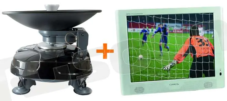 Camos KIT CSA LCD 15A Antenna+Decoder+Monitor+Stand parete Accessori