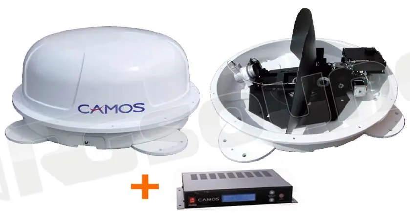 Camos CSA-1450N + Decoder Tivù Sat Accessoristica per camper e mez