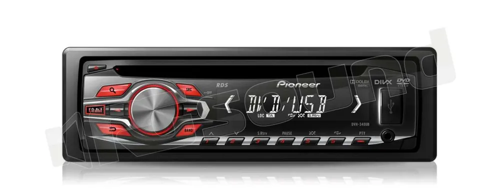 Pioneer DVH-340UB Lettore CD, DVD con USB anteriore Autoradio 1 din