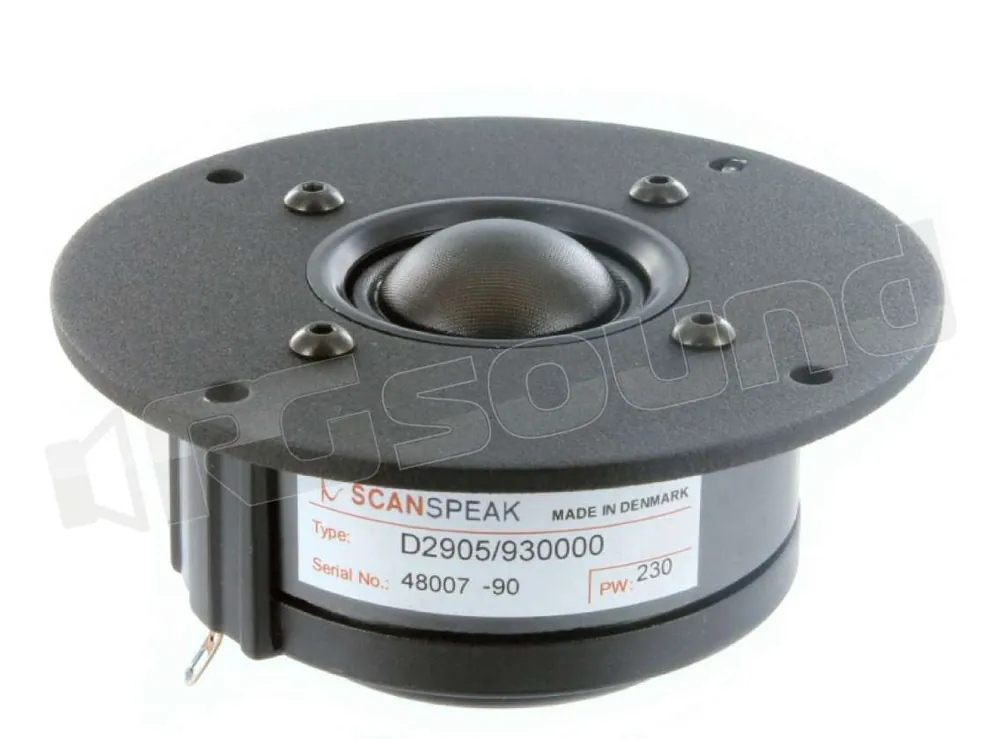 Scan Speak D2905/930000 coppia tweeter 28mm con cupola morbida, impede