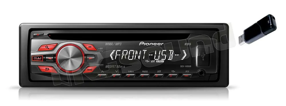 Pioneer DEH-1400UB con USB 8Gb omaggio Autoradio 1 din e 2 din Car s