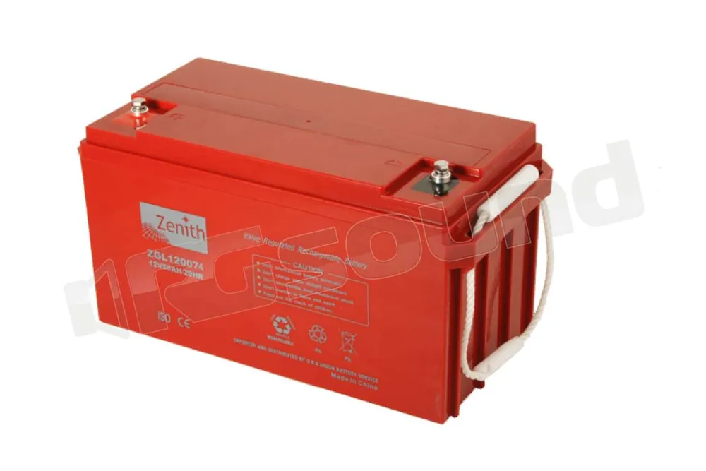 Zenith ZGL120074 12v 100Ah Batterie per avviamento e servizi - Batte