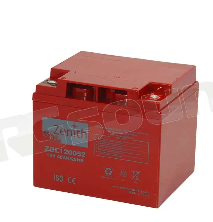 Zenith ZGL120052 12v 40Ah Batterie per avviamento e servizi - Batter