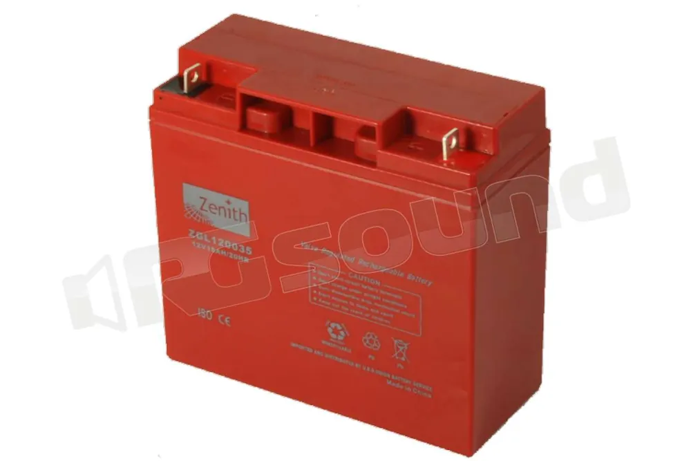 Zenith ZGL120035 12v 18Ah Batterie per avviamento e servizi - Batter