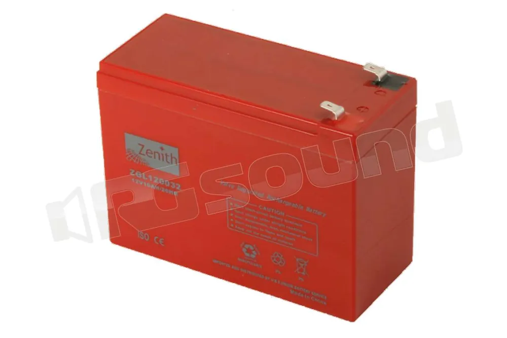 Zenith ZGL120032 12v 12Ah Batterie per avviamento e servizi - Batter
