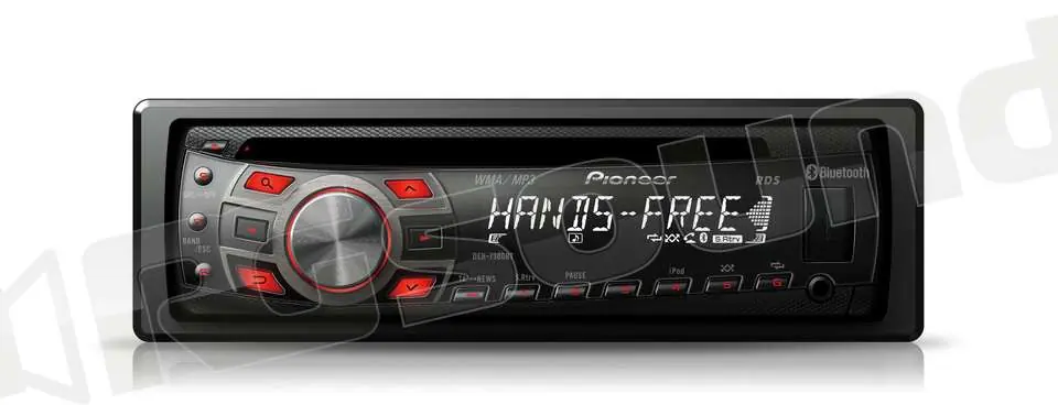 Pioneer DEH-7300BT Sintolettore CD con controllo dell‘iPod, porta USB