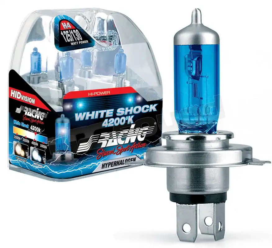 Simoni Racing WS1 White Shock 4200K - H1 Illuminazione - Lampadine a