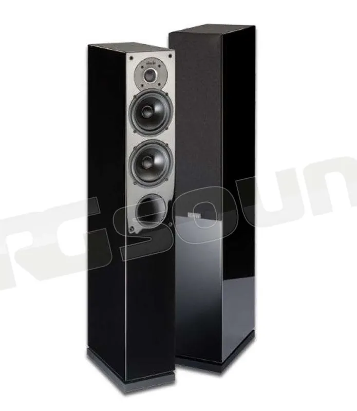 Indiana Line Tesi 542 LN high gloss nero - diffusori a tre vie da pavi