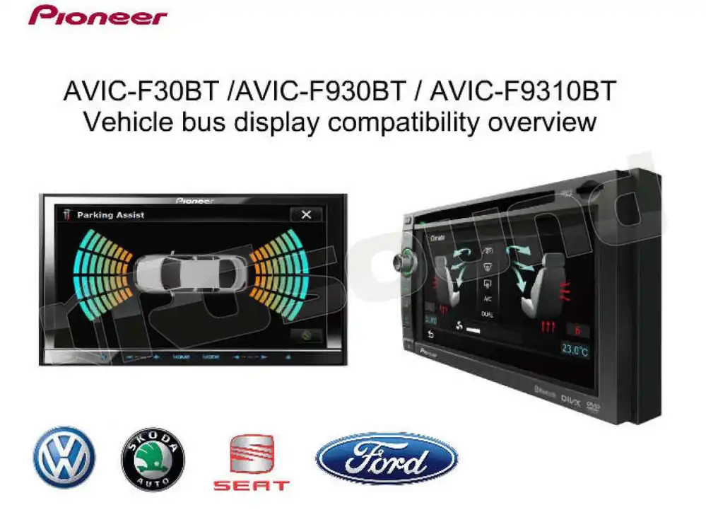 Pioneer CD-SVW-UAR.001AE Interfaccia recuper VW Climatronic e Parktron