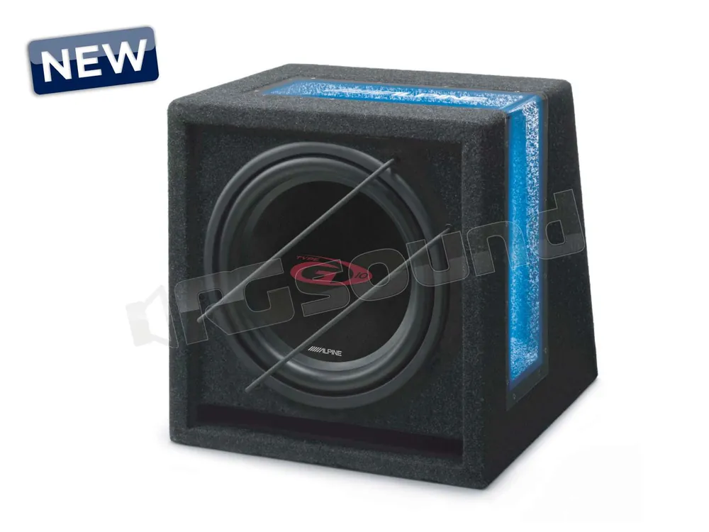 Alpine SBG-1044BR 4 ohm 500W max Subwoofer - Subwoofer in cassa