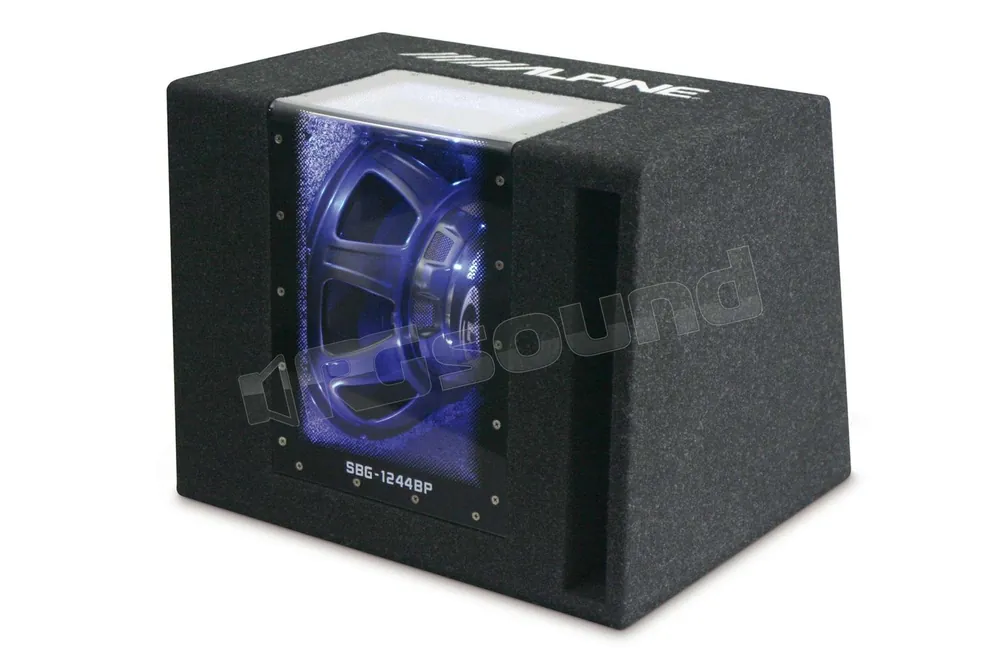 Alpine SBG-1244BP 4 ohm 800W max Subwoofer - Subwoofer in cassa