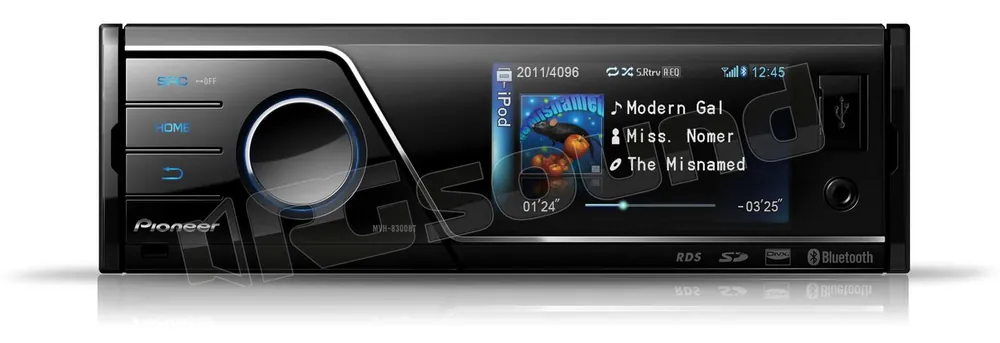 Pioneer MVH-8300BT Autoradio 1 din e 2 din Car stereo - Autoradio 1